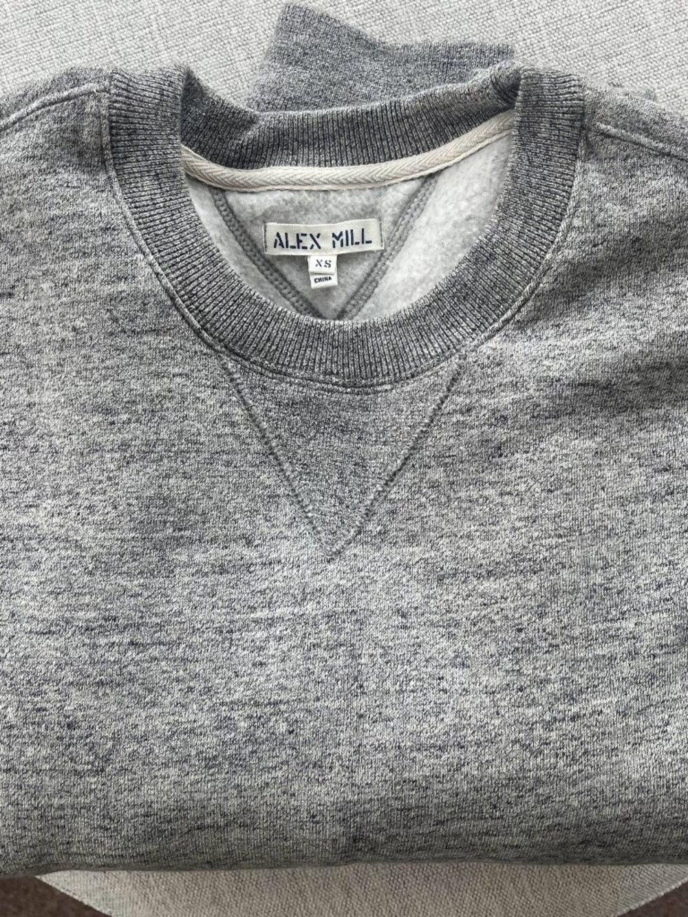 Alex Mill Marlon Sweatshirt, Heather Grey, sz. XS